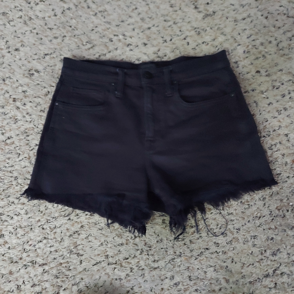 Genetic LA Black Distressed Denim Shorts in Size 26